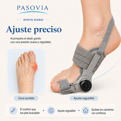 Pasovia — Férula con bisagra móvil para el dedo del pie