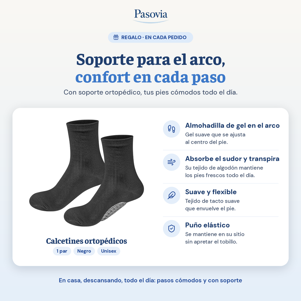Pasovia™ — Férula con bisagra móvil para el dedo del pie